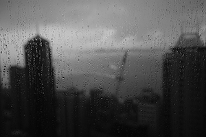 Rainy day, Sheung Wan, 10 September 2016