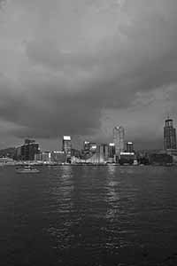 Victoria Harbour, with view of Tsim Sha Tsui, 11 September 2016