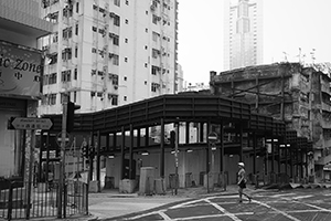 Construction site, Western Street, Sai Ying Pun, 26 September 2016