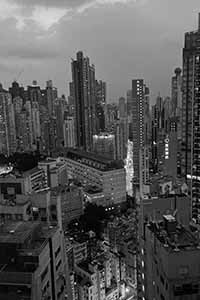 View from Sheung Wan towards Sai Ying Pun, 19 September 2016
