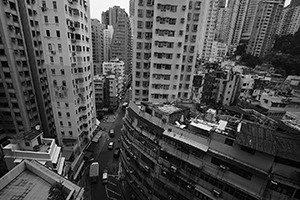 Rooftops, Hollywood Road, Sheung Wan, 22 September 2016