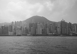 The Hong Kong Island skyline, 25 September 2016