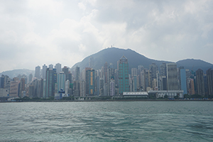 The Hong Kong Island skyline, 25 September 2016