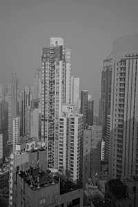 Looking towards Sai Ying Pun from Sheung Wan, 27 September 2016