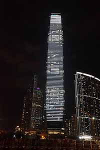 International Commerce Centre at night, Austin Road West, Kowloon West, 8 September 2016