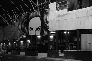 Construction site, Western Street, Sai Ying Pun, 31 October 2016