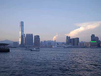 View of Victoria Harbour, 5 September 2012