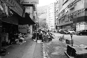 Kowloon street scene, 19 January 2017