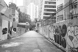 Graffiti, Lower Lascar Row, Sheung Wan, 31 January 2017