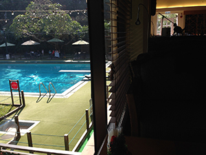 The swimming pool, United Services Recreation Club, Jordan, 2 January 2017