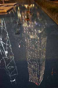 Reflection of the Cheung Kong Center, Chater Garden, Central, 10 February 2017