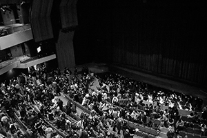 Audience in the Grand Theatre, Hong Kong Cultural Centre, Tsim Sha Tsui, 25 February 2017