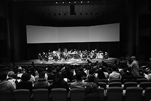 Musicians on stage for 'Hong Kong Odyssey', Concert Hall, Hong Kong City Hall, Central, 26 February 2017