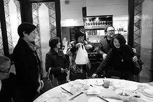 Dining in Wanchai, Hong Kong Island, 6 February 2017