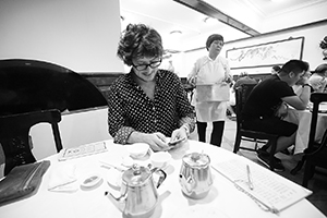 Giorgio Biancorosso, Luk Yu Teahouse, Stanley Street, Central, 9 July 2017