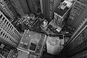 Roofs of buildings, Sheung Wan, 11 August 2017