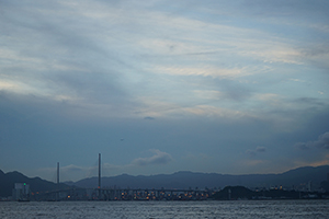 Stonecutters Bridge, 16 August 2017
