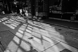 Light on Wing Lok Street, Sheung Wan, 10 September 2017
