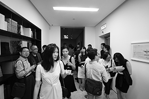 Opening of the exhibition 'Rotation' by Wang Gongxin, White Cube, Connaught Road Central, 5 September 2017
