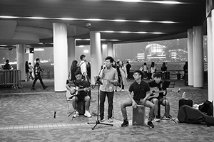 Busking, Tsim Sha Tsui, 18 November 2017