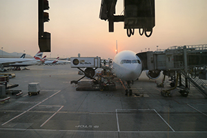 Airplane, Hong Kong International Airport, Chek Lap Kok, 1 November 2017