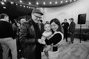 William Lane and Carmen Ho, on the final day of Spring Workshop, Wong Chuk Hang, 10 December 2017