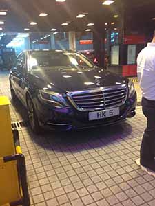 Car with a personalized number plate, Causeway Bay, 7 December 2018