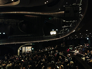 Inside the main auditorium of the Xiqu Centre, West Kowloon Cultural District, 20 January 2019