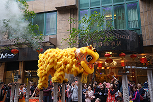 Lion dance, Minden Avenue, Tsim Sha Tsui, 9 February 2019