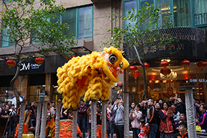 Lion dance, Minden Avenue, Tsim Sha Tsui, 9 February 2019