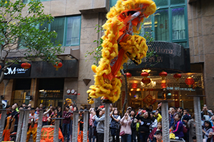 Lion dance, Minden Avenue, Tsim Sha Tsui, 9 February 2019