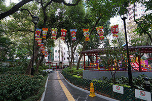 Lanterns, Hollywood Road Park, Sheung Wan, 10 February 2019