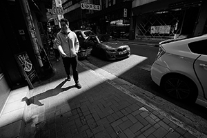 Street view, Bonham Strand, Sheung Wan, 12 February 2019