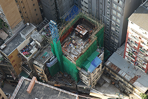 View of rooftops, Sheung Wan, 16 February 2019