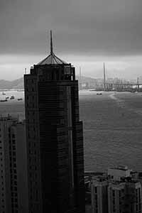 View of Victoria Harbour from Sheung Wan, 18 February 2019