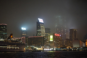 Tsim Sha Tsui at night, 21 February 2019