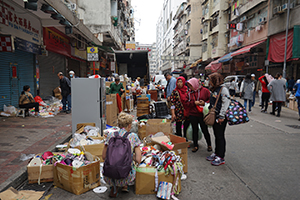 View of Ki Lung Street, Sham Shui Po, 5 February 2019