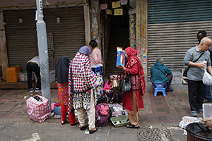 Flea market, Ki Lung Street, Sham Shui Po, 5 February 2019