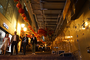 Street view, Pottinger Street, Central, 23 March 2019