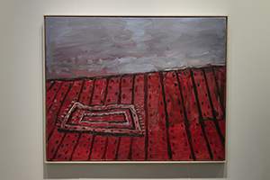 Artwork by Philip Guston on display at Art Basel, Convention and Exhibition Centre, Wanchai, 27 March 2019