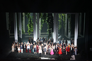 Taking bows after a performance of Richard Wagner's Tannhauser, Grand Theatre, Hong Kong Central Centre, Tsim Sha Tsui, 1 March 2019