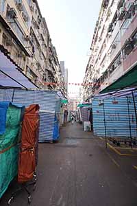 Closed market stalls, Yau Ma Tei, 11 May 2019