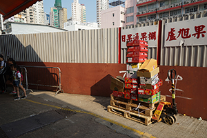 Near Yau Ma Tei Fruit Market, Kowloon, 11 May 2019
