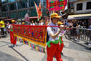Parade during the Bun Festival, Cheung Chau, 12 May 2019