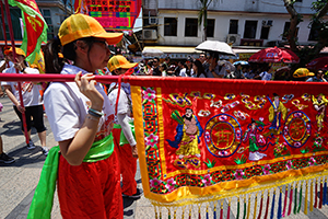 Parade during the Bun Festival, Cheung Chau, 12 May 2019