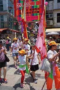 Parade during the Bun Festival, Cheung Chau, 12 May 2019