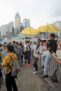 Anti-extradition bill protesters near the Legislative Council, Admiralty, 4 May 2019