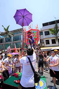 Parade during the Bun Festival, Cheung Chau, 12 May 2019