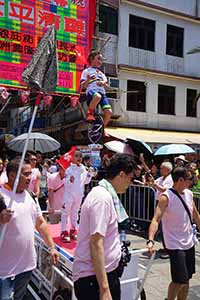 Parade during the Bun Festival, Cheung Chau, 12 May 2019