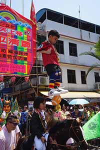 Parade during the Bun Festival, Cheung Chau, 12 May 2019